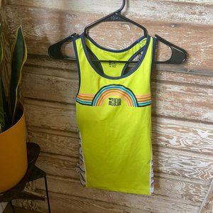 Sunshine & Rain Women's Triathlon Tank with Shelf Bra